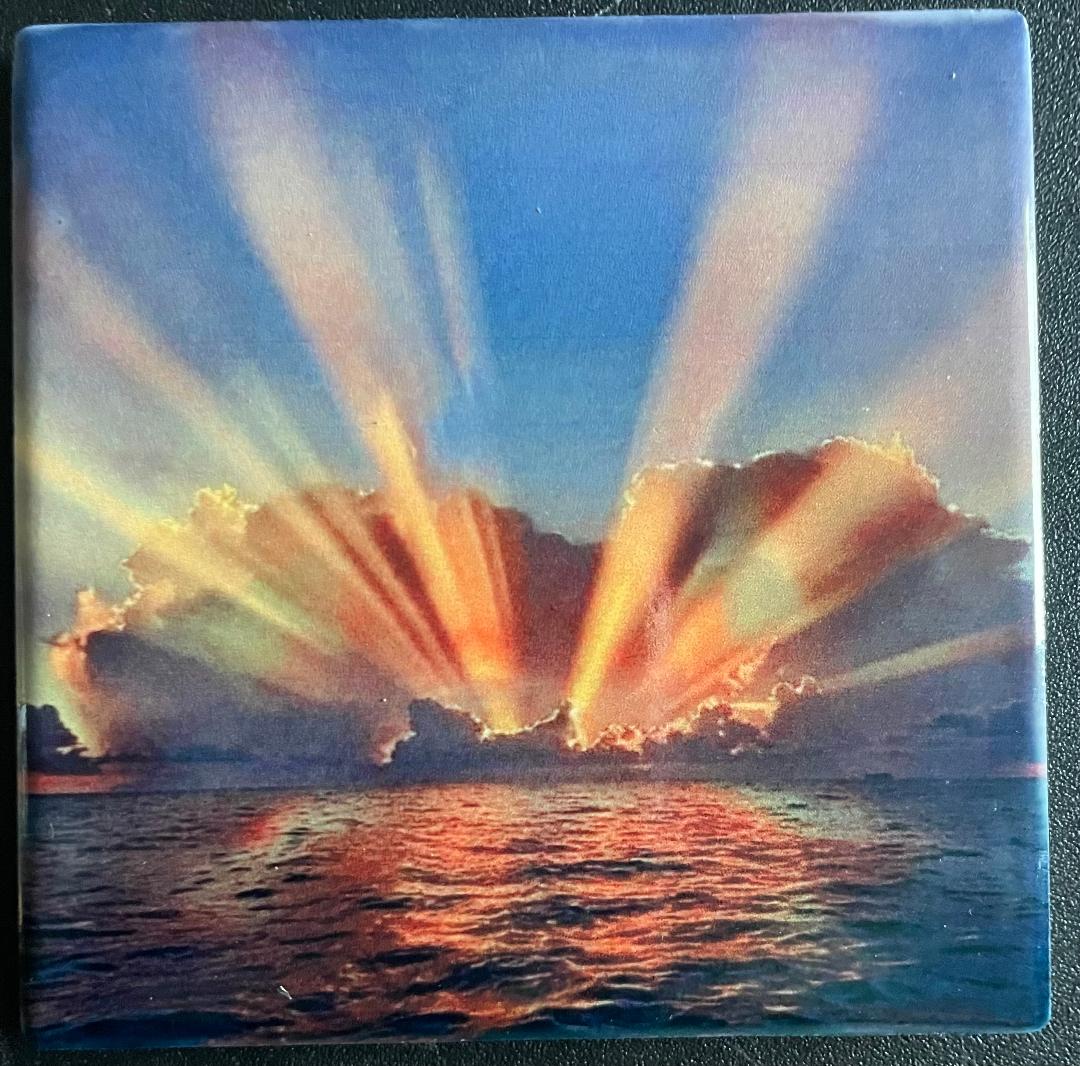 Sunrise over the Ocean Coaster