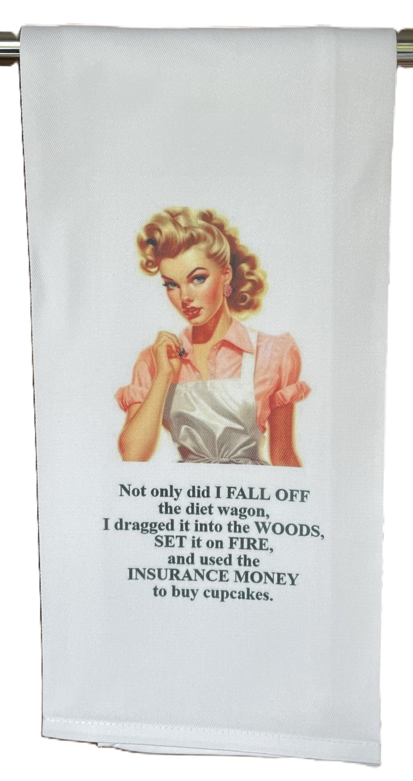 Diet Wagon Tea Towel