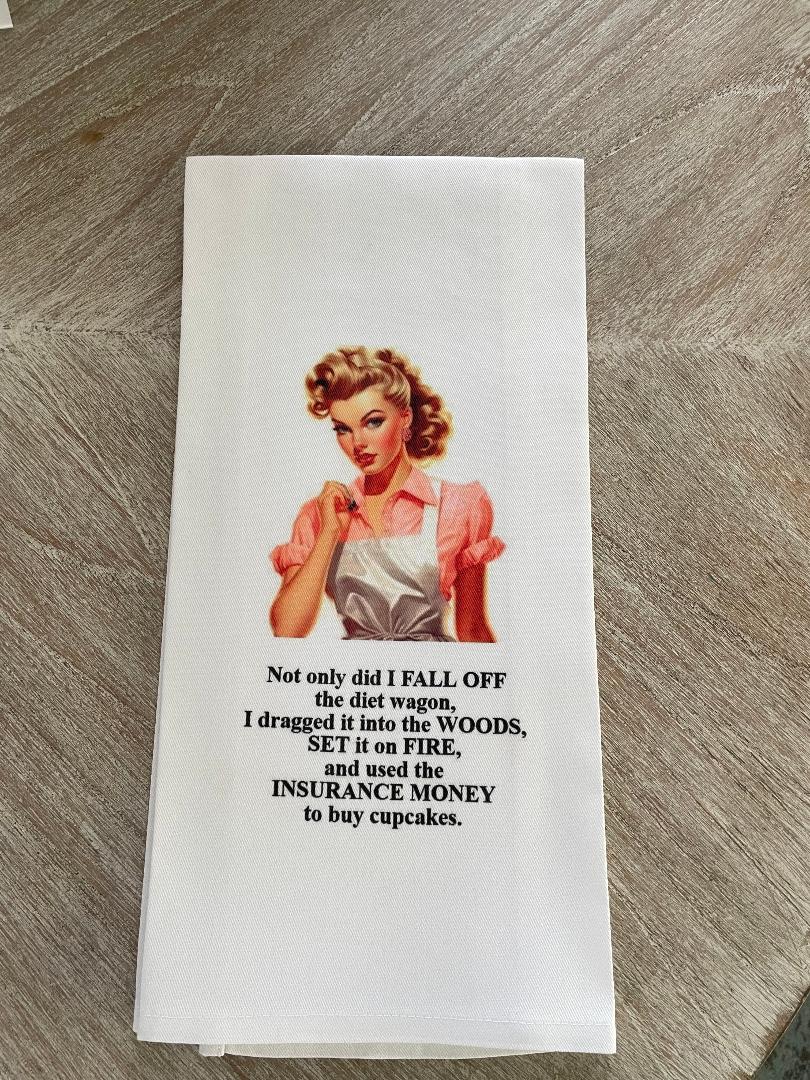 The Diet Wagon Tea Towel