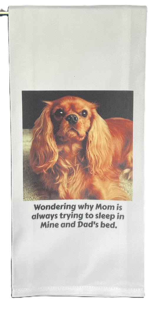 Dog's Bed Tea Towel