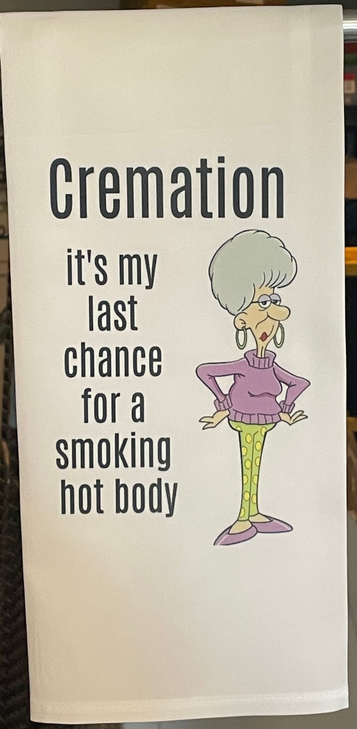 Cremation Tea Towel