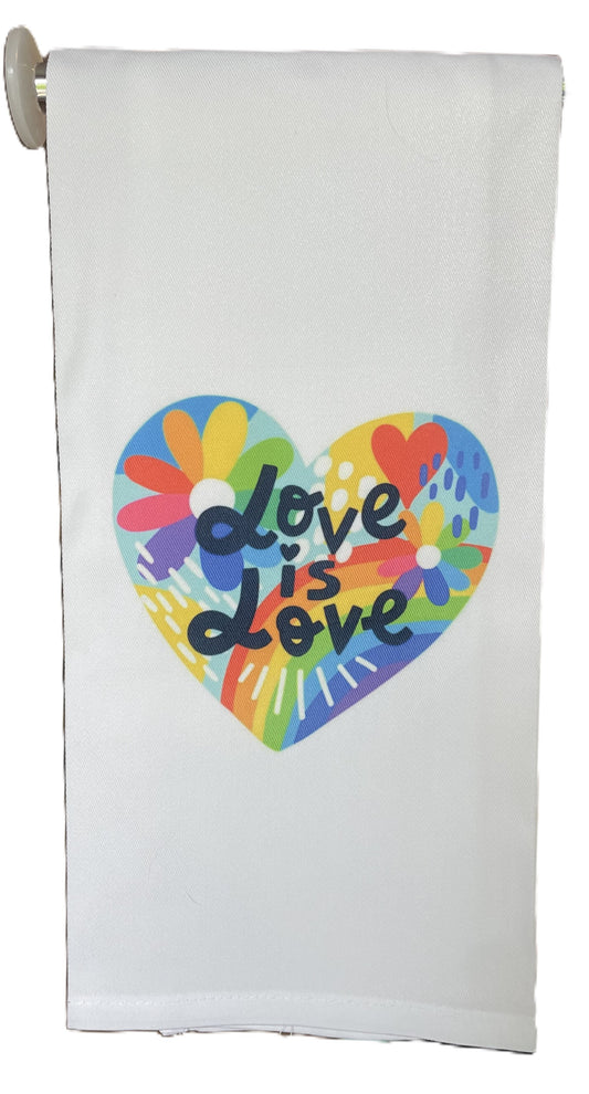 Love is Love Tea Towel