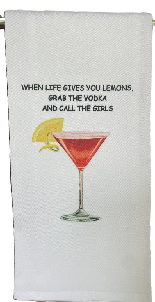 When Life Gives you Lemons Tea Towel