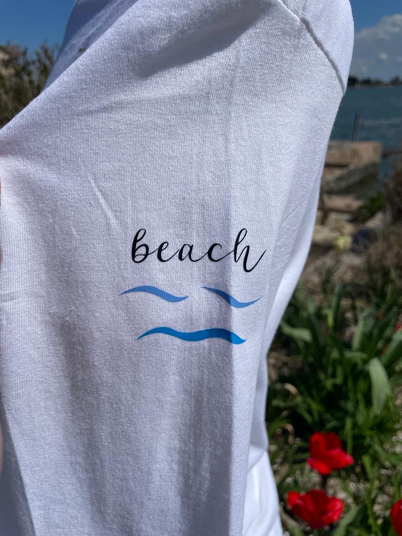 Long Sleeve T-Shirt Beach