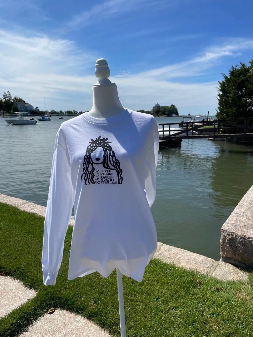 Long Sleeve T-Shirt Blessed Women