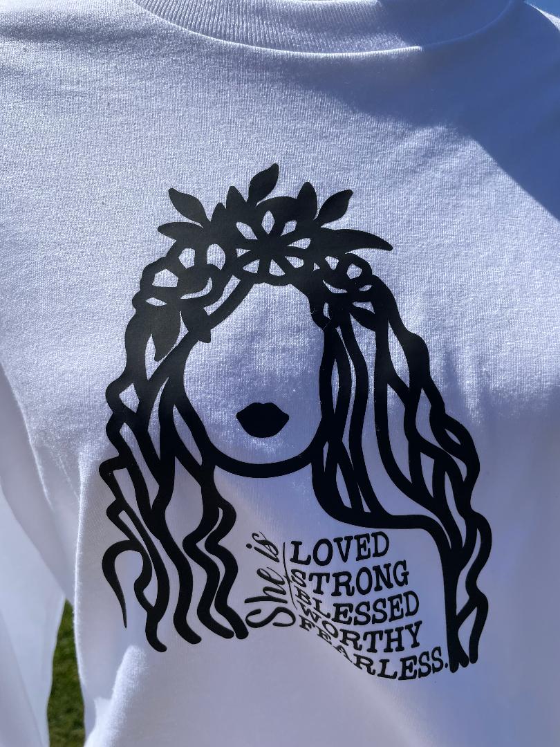 Long Sleeve T-Shirt Blessed Women