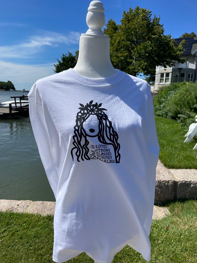 Long Sleeve T-Shirt Blessed Women