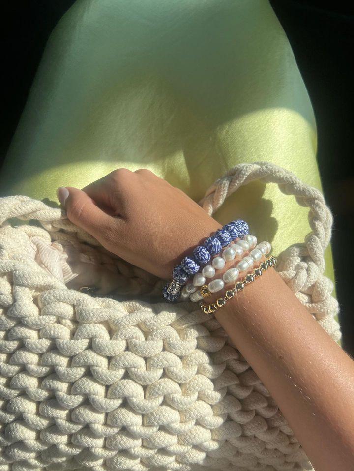 Freshwater Oval Pearl Bracelet