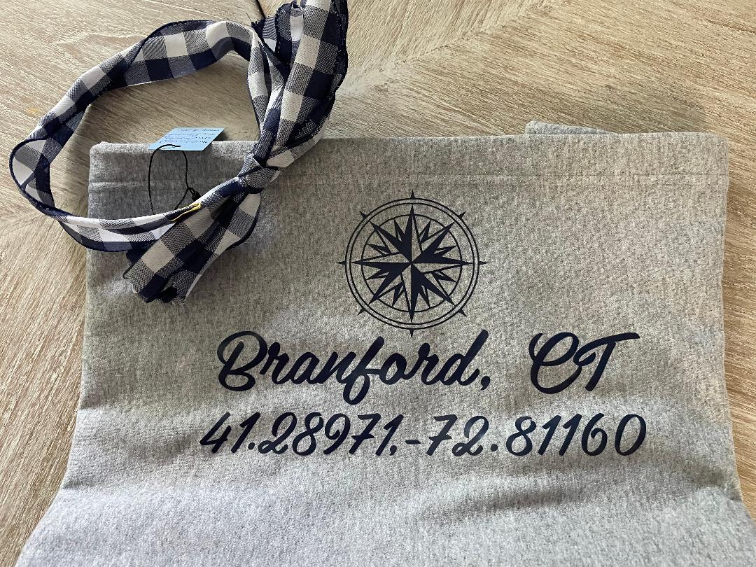 Custom Jersey Knit and Fleece Athletic Heather Blanket - Branford