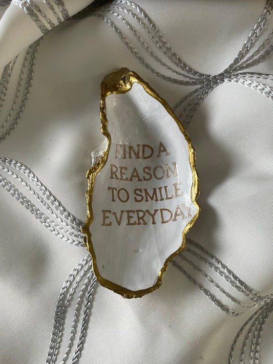 Inspirational Shell Find A Reason to Smile