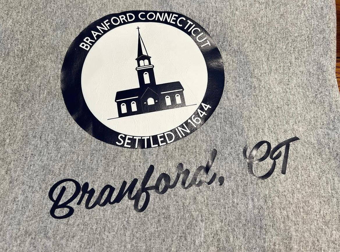 Custom Jersey Knit and Fleece Athletic Heather Blanket - Branford