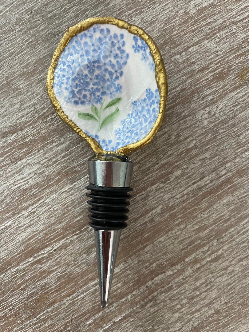 Oyster Shell Wine Bottle Stopper