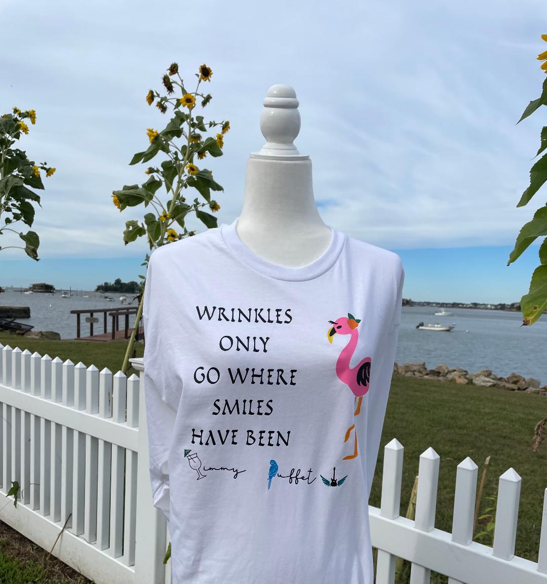 Long Sleeve T-Shirt Wrinkles only Smiles