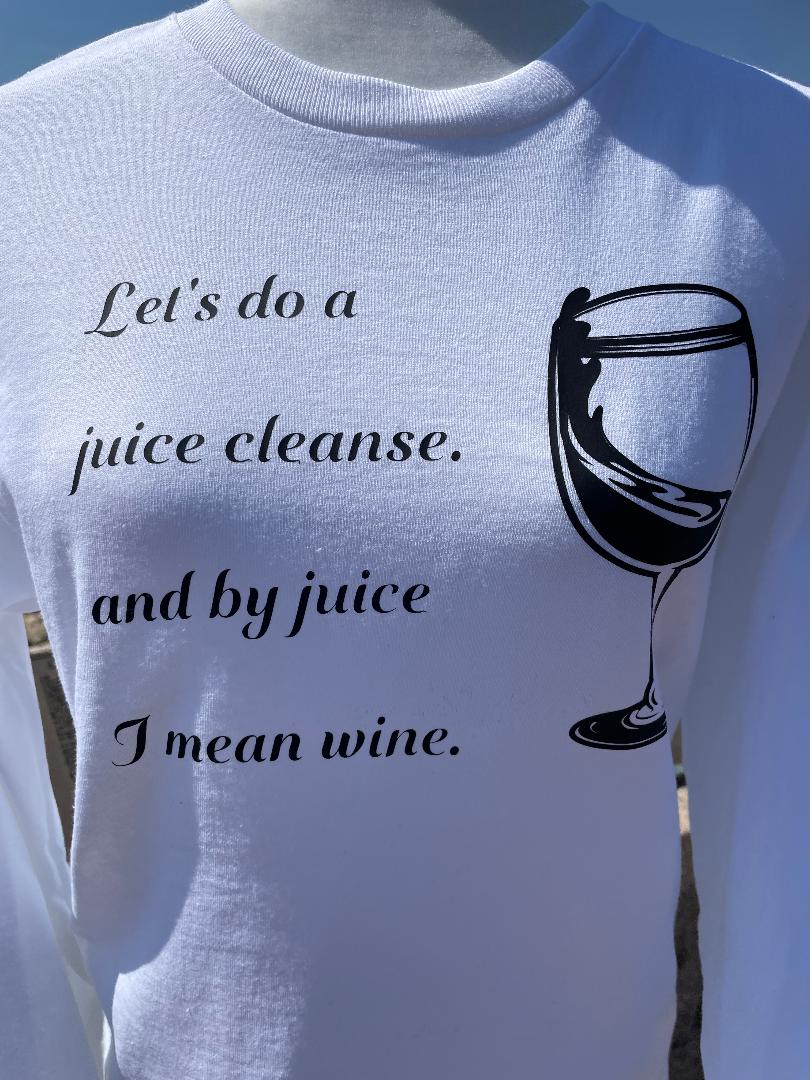 Long Sleeve T-Shirt Juice Cleanse