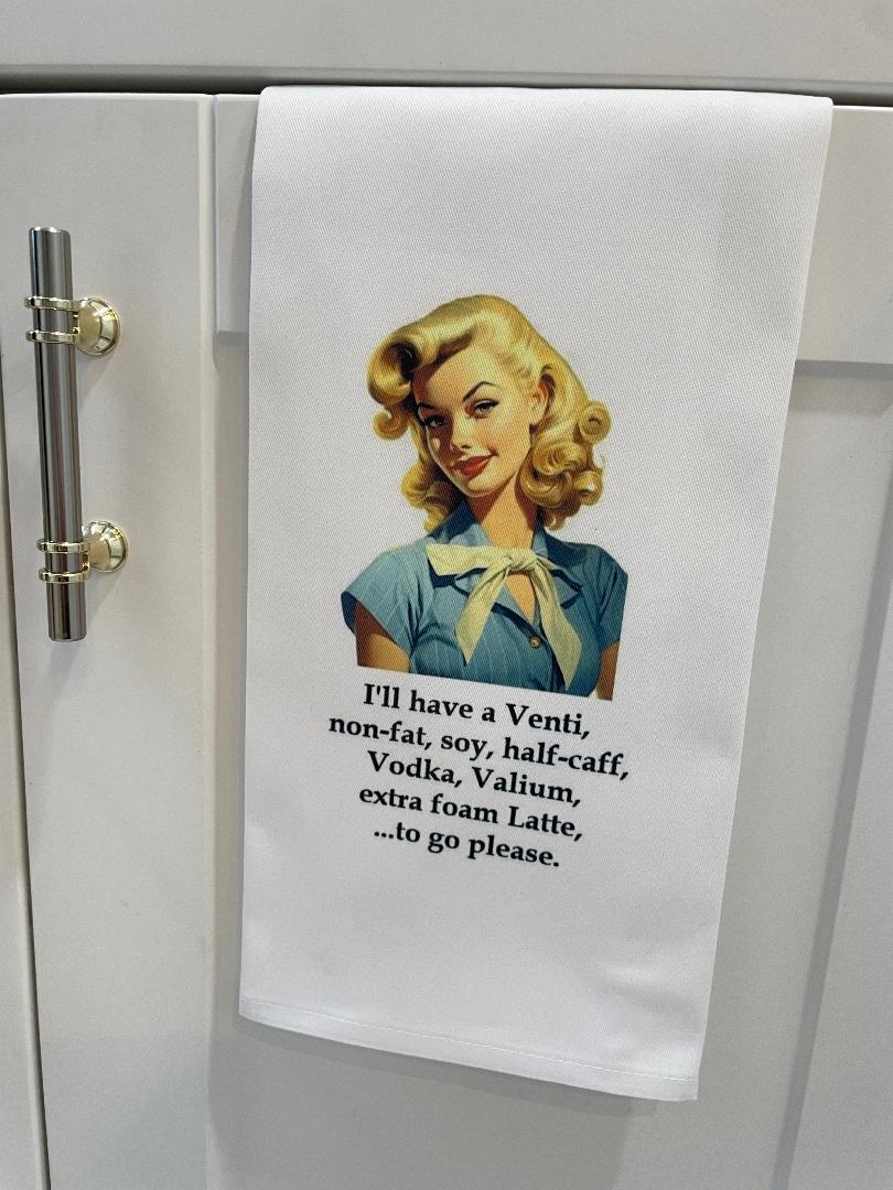 Latte Tea Towel