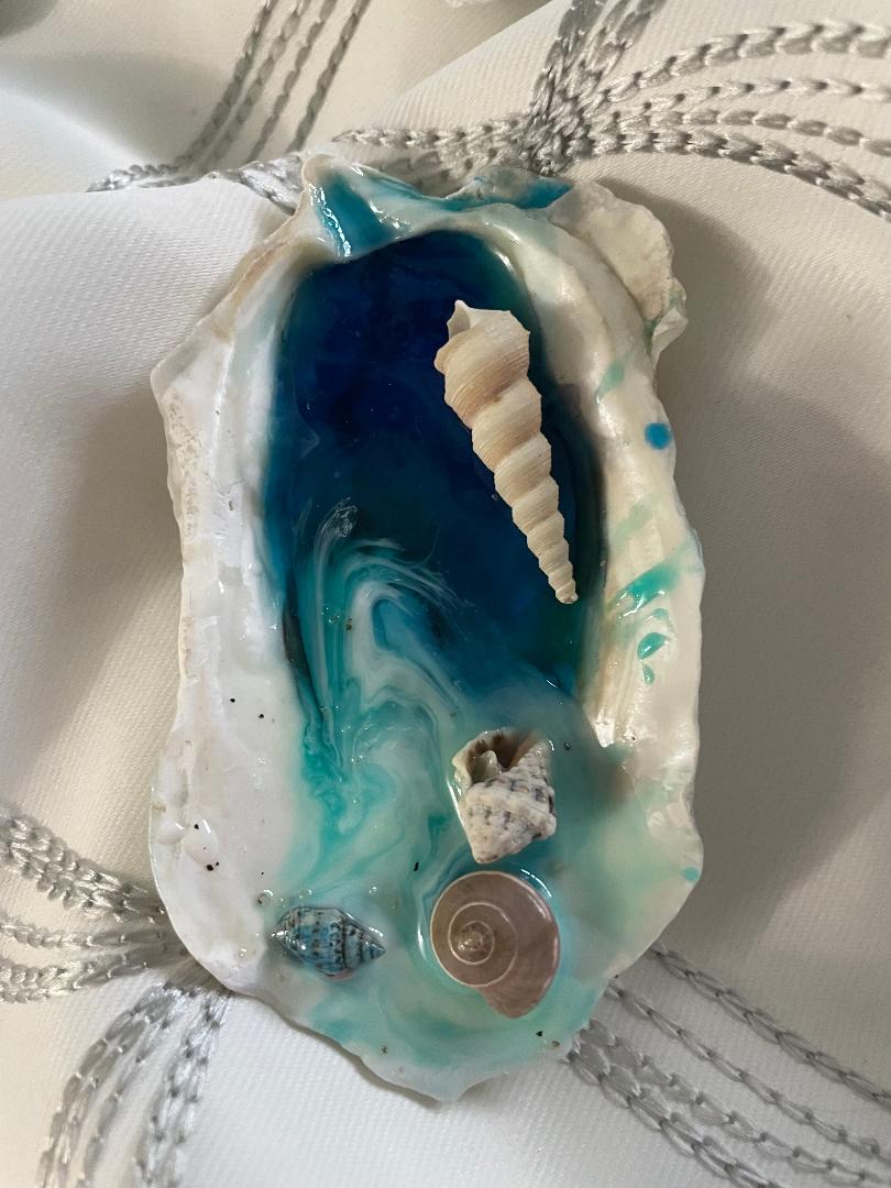 Ocean Oyster Shell Art