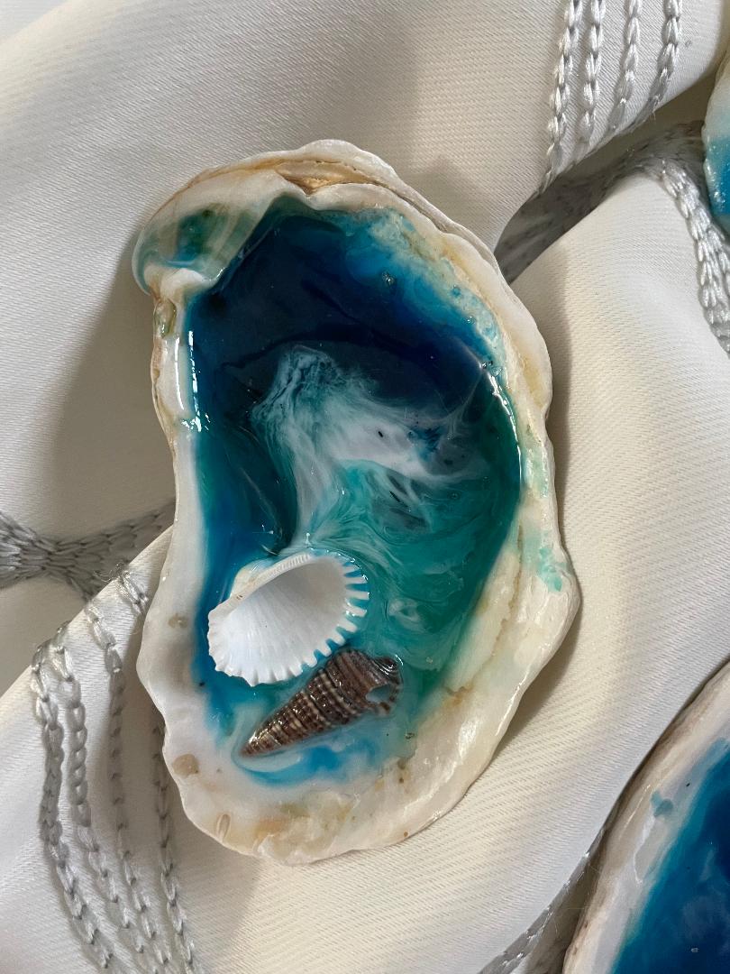 Ocean Oyster Shell Art