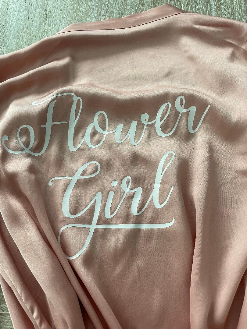 Bride & Bridal Party Lace Trim Robes