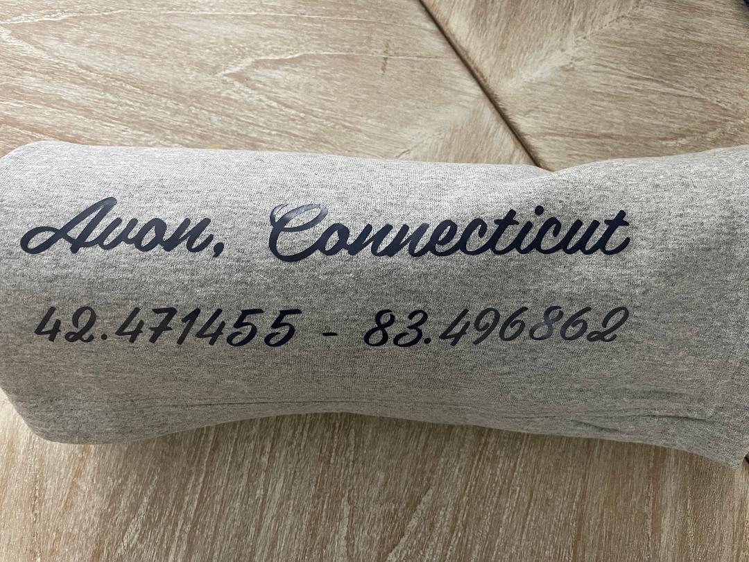 Custom Jersey Knit and Fleece Athletic Heather Blanket -Avon