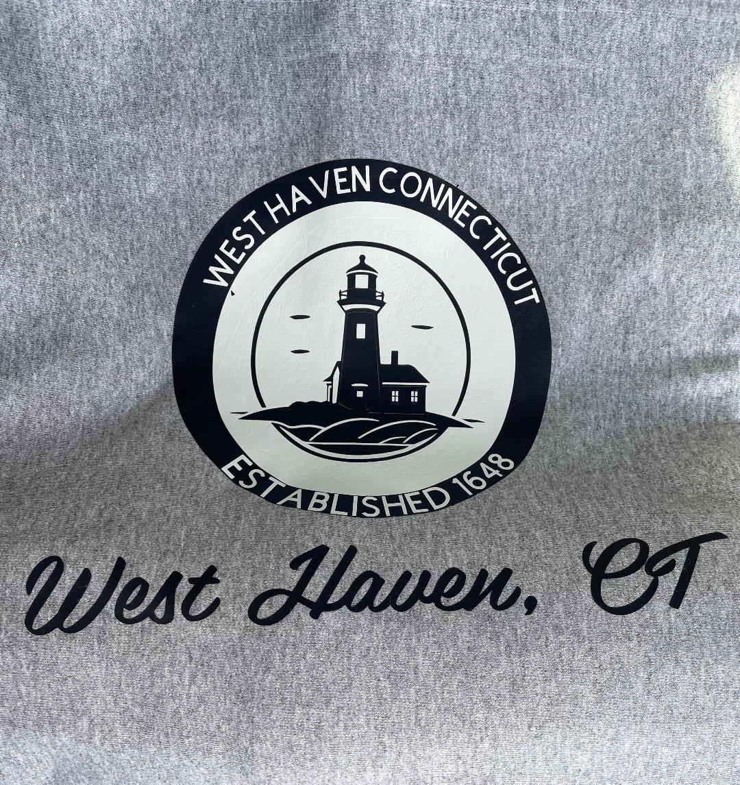 Custom Jersey Knit and Fleece Athletic Heather Blanket -West Haven