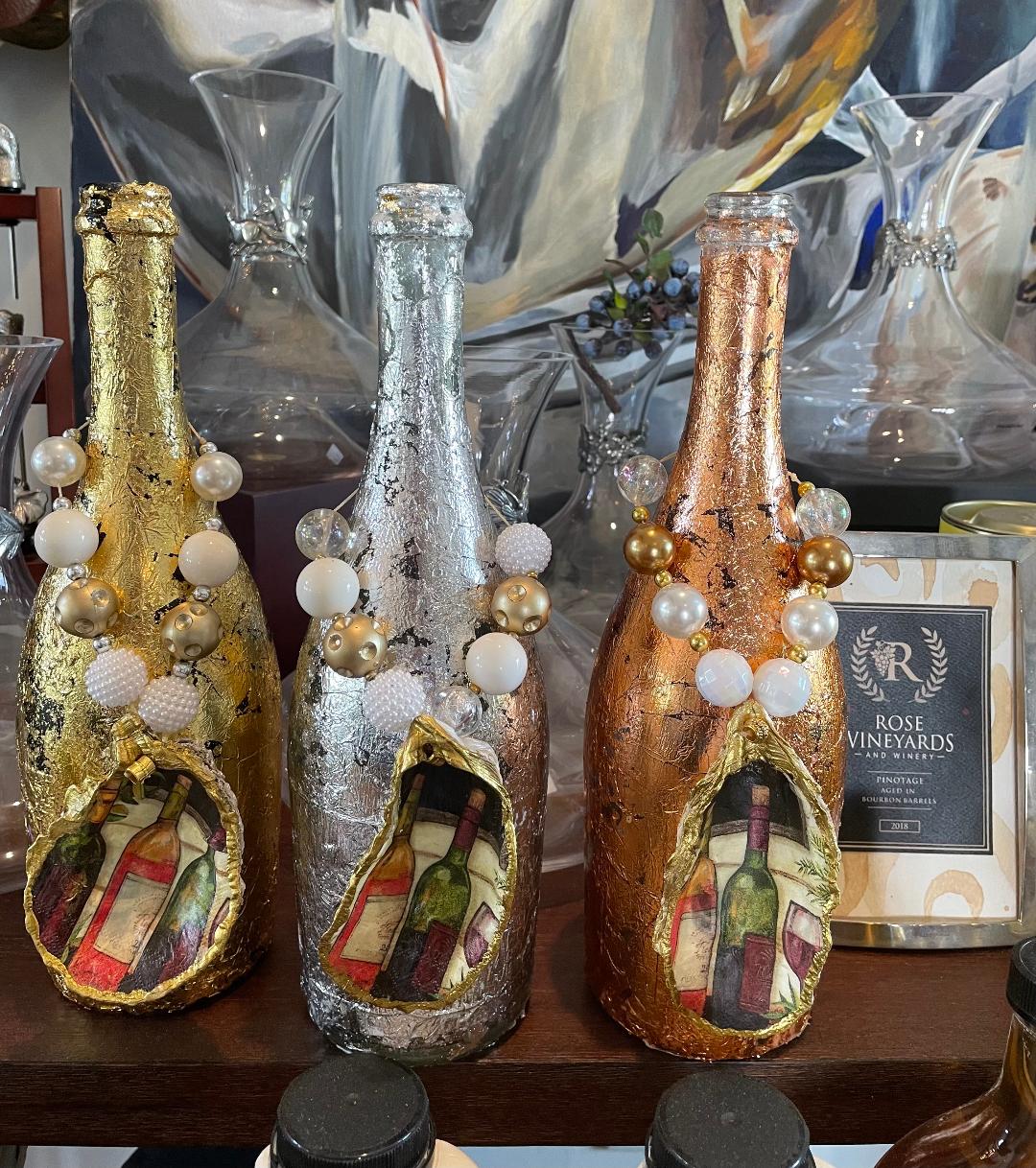 Wine Bottle Necklace – Shoreline Crafts - Main Image