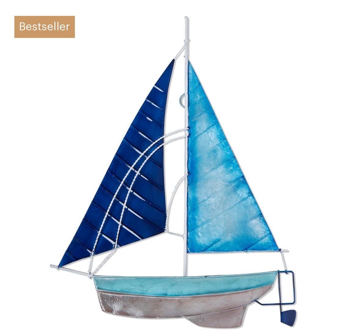 Sailboat Wall Decor Blue