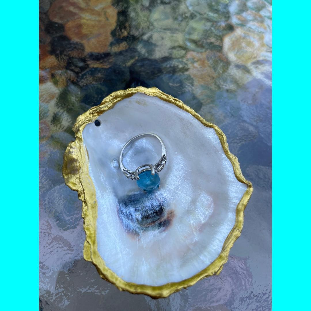 Oyster Shell Craft Trinket Dish