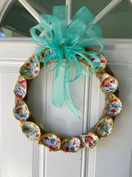 Caribbean Sea Shell Craft Decoupage Wreath