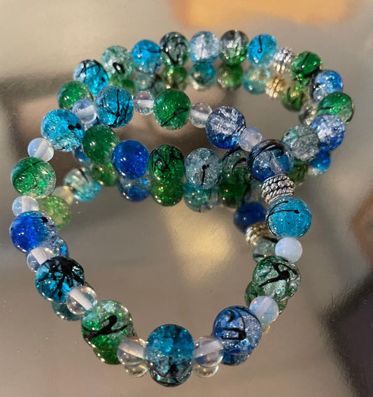 Blue Green Mix Bracelet