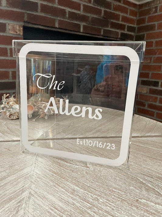 Custom Wedding Card Box