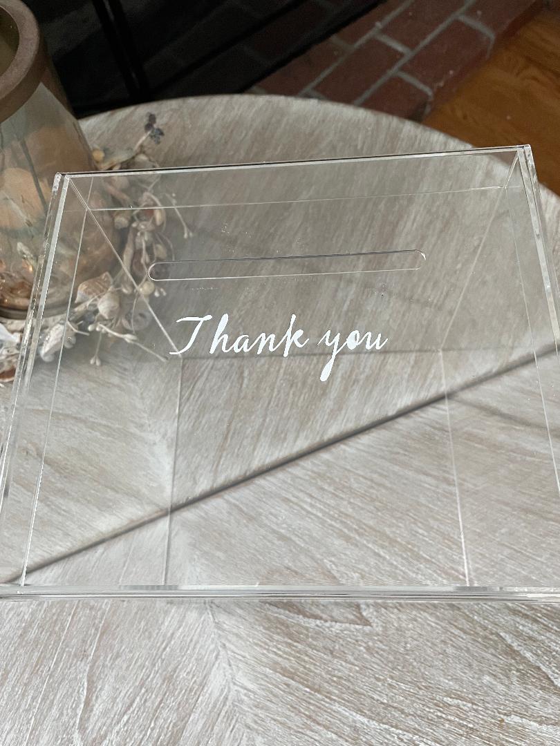 Custom Wedding Card Box