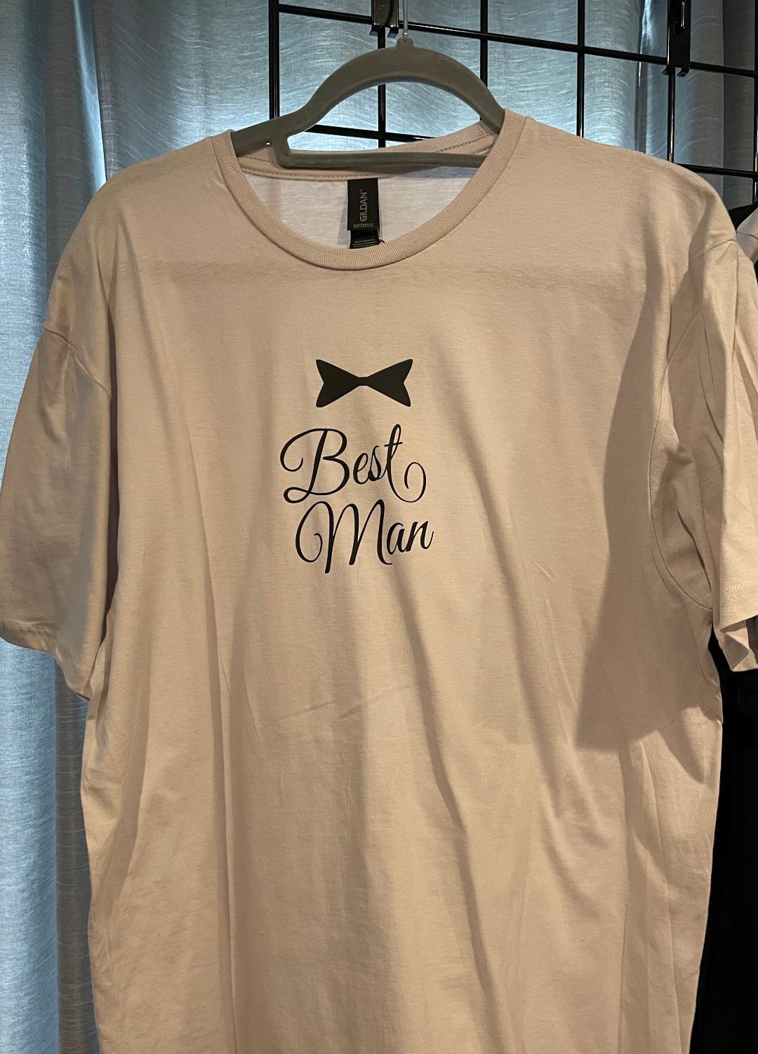 Wedding Party Adult Unisex Softstyle Ice Gray T-Shirt