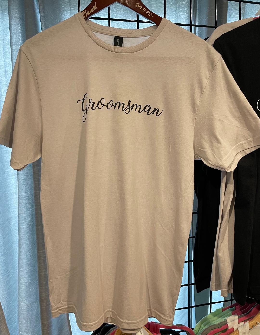 Wedding Party Adult Unisex Softstyle Ice Gray T-Shirt