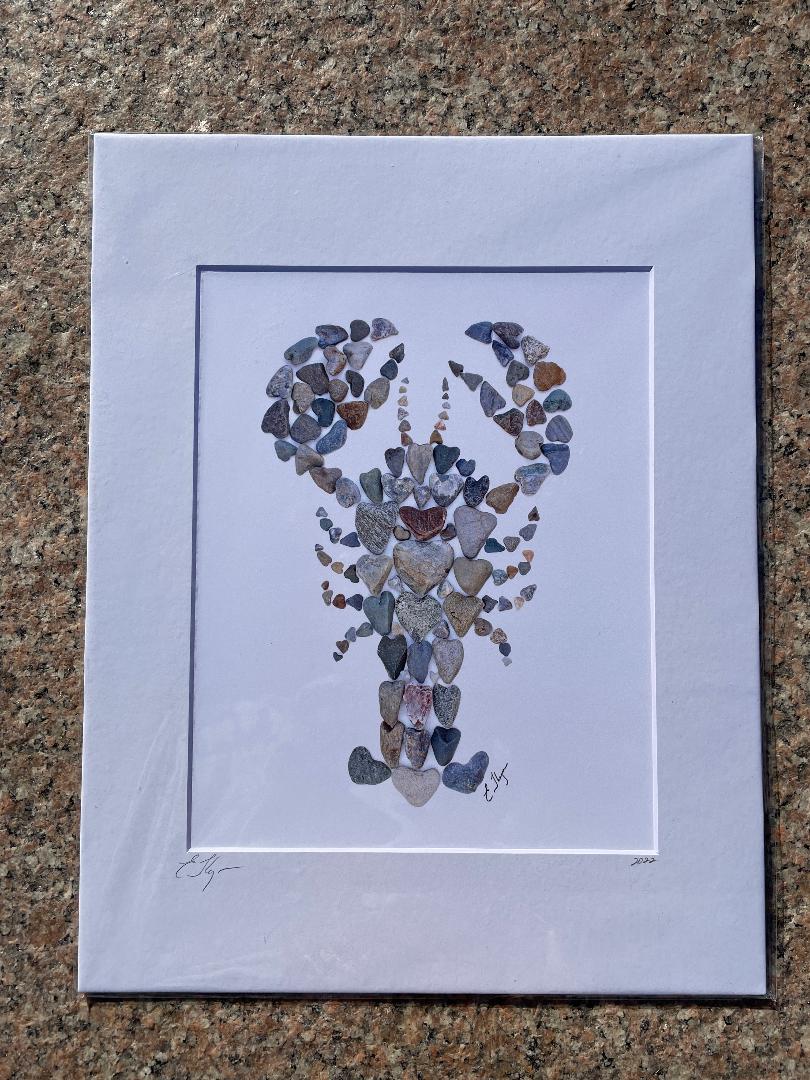 Love Rocks Me Large Lobster Print