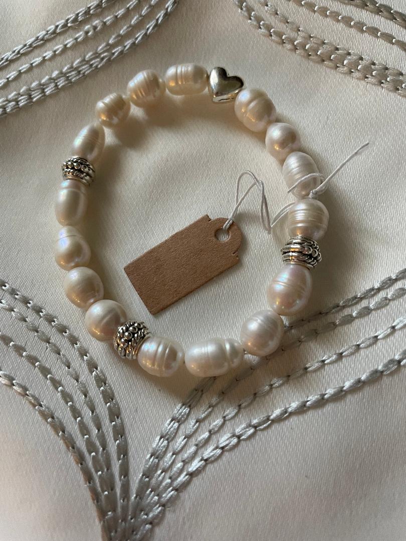 Freshwater Oval Pearl Bracelet