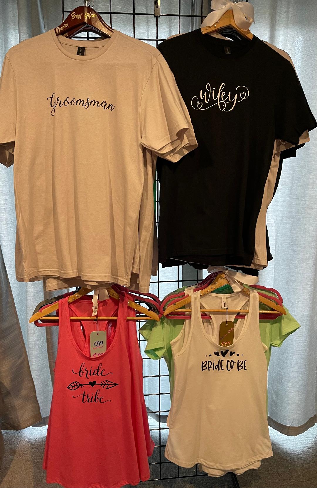 Wedding Party Adult Unisex Softstyle Ice Gray T-Shirt