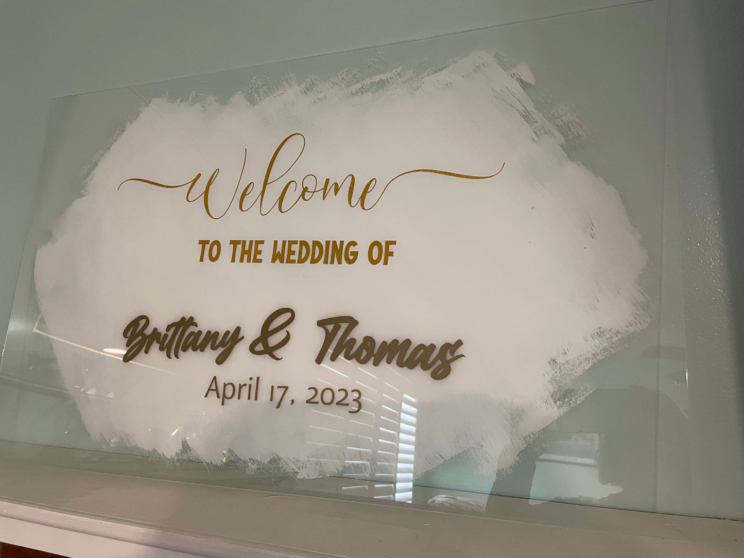 Personalized Wedding Sign