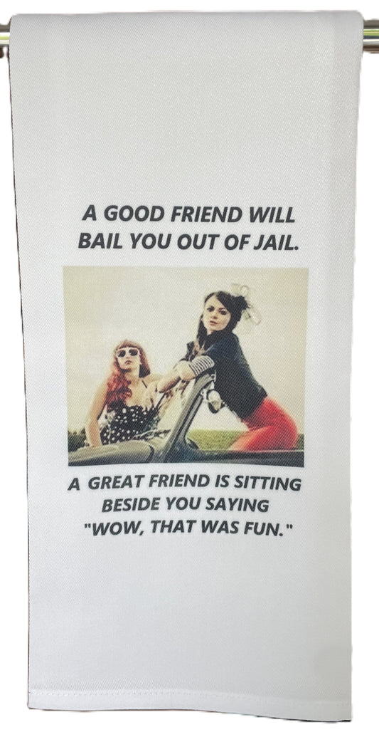 Bail you out Tea Towel