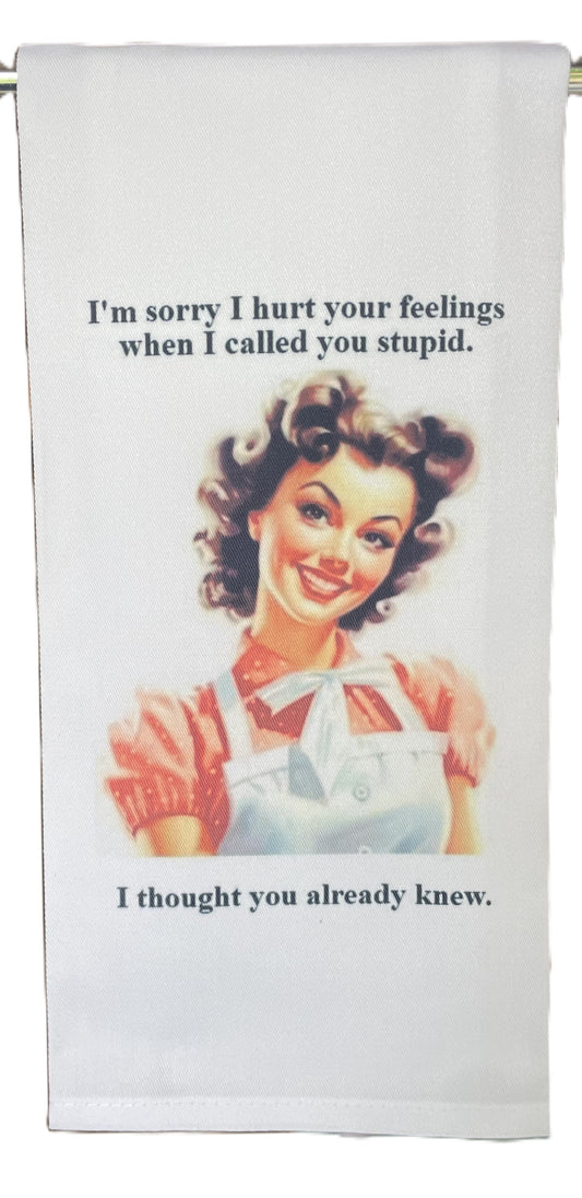 I called you stupid Tea  version 2