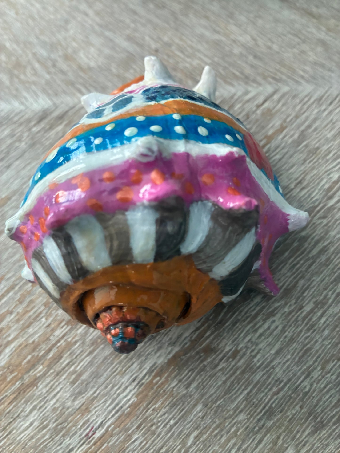 Peace and Love Conch Shell