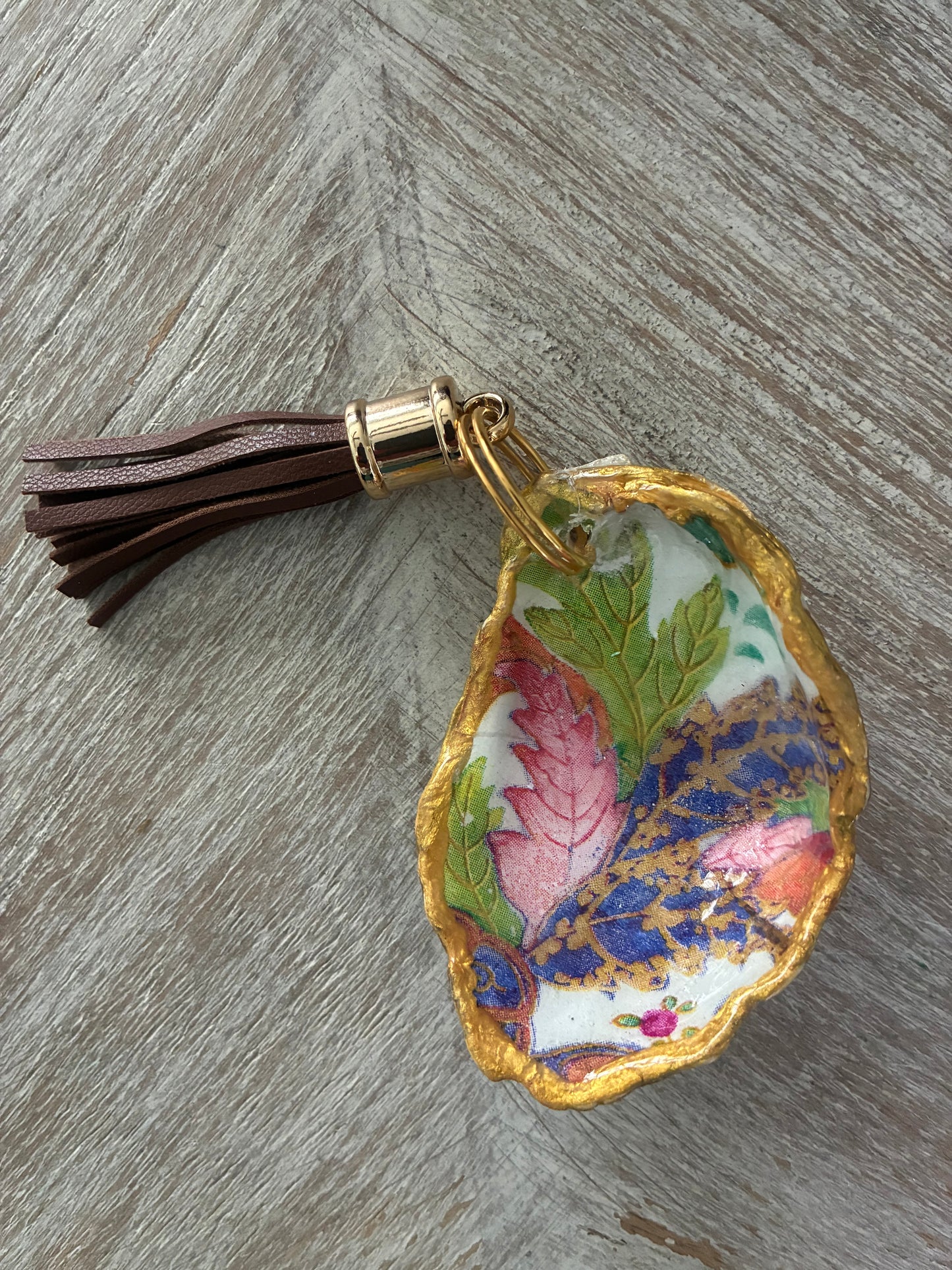 Beach Bag Oyster Shell Charms
