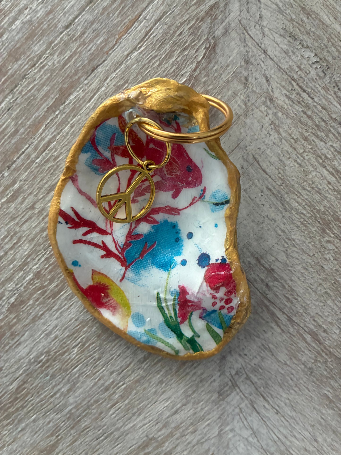 Beach Bag Oyster Shell Charms