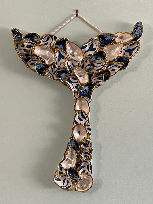 MIX OF THREE PATTERN LARGE WHALE'S TAIL Artwork