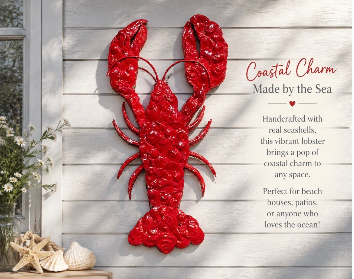 Coastal Charm Lobster Artwork
