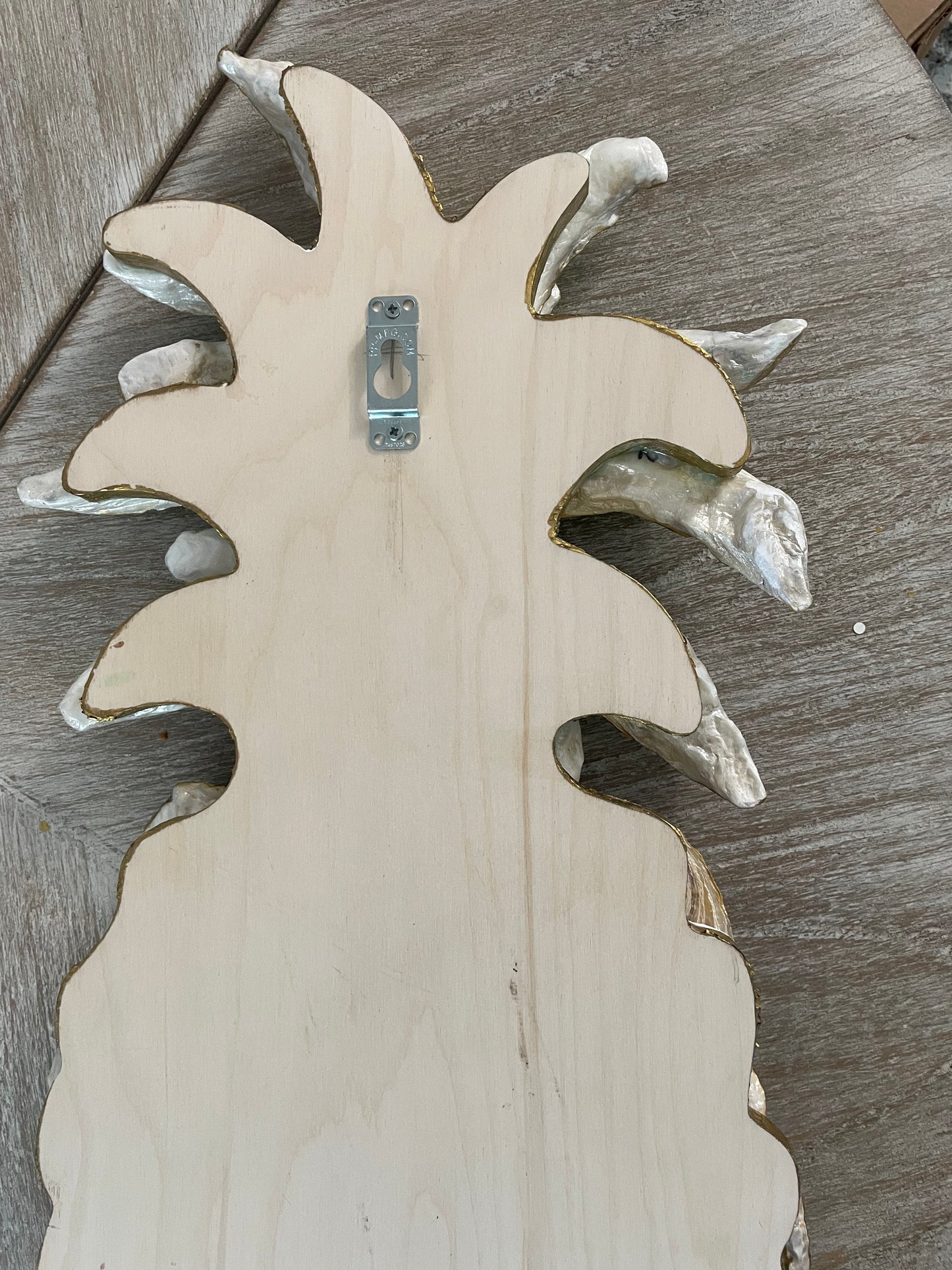 Oyster Shell Pineapple Artwork