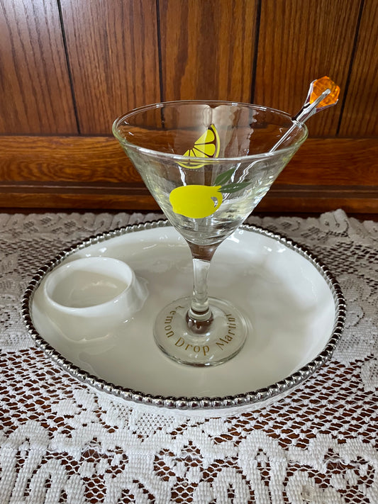 Lemon Drop Martini Glass