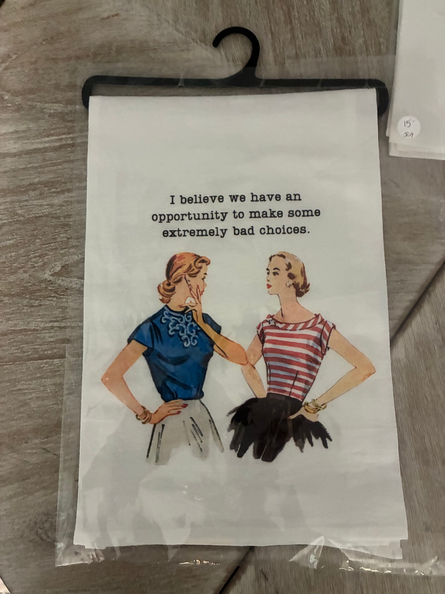 Bad Choices Tea Towel
