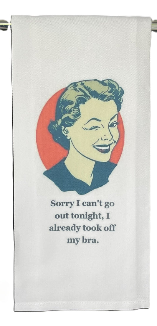 Bra Off Tea Towel