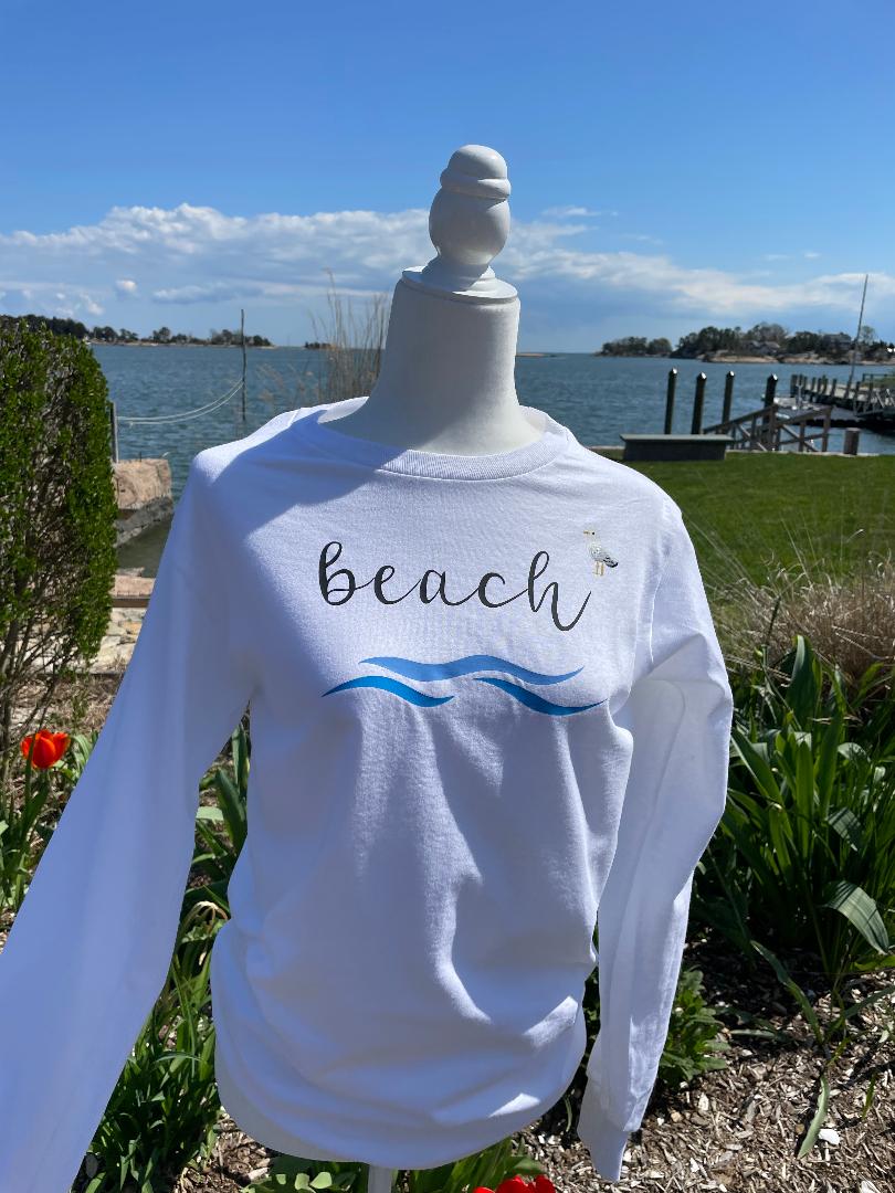 Long Sleeve T-Shirt Beach