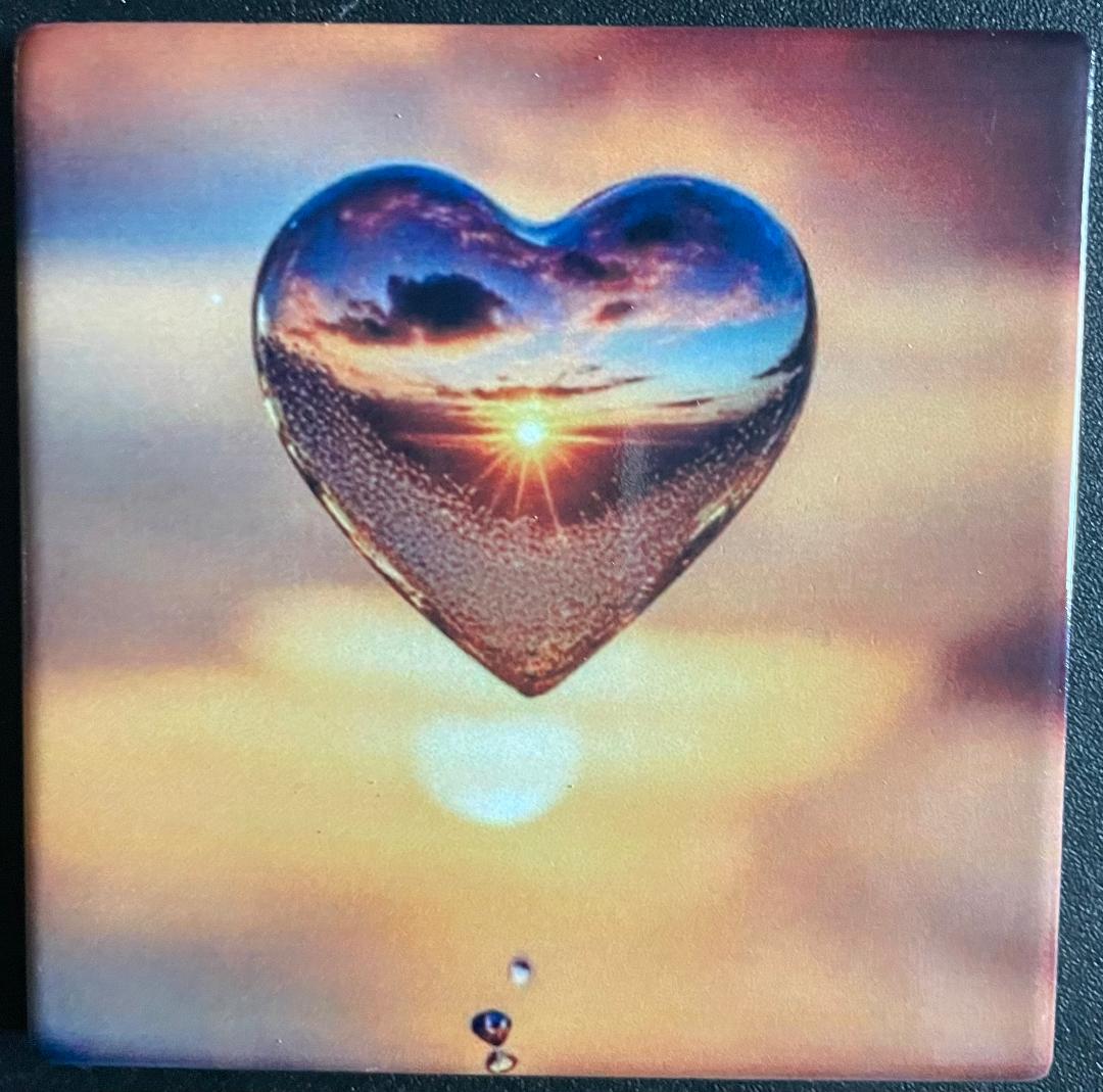 Heart sunset Coaster